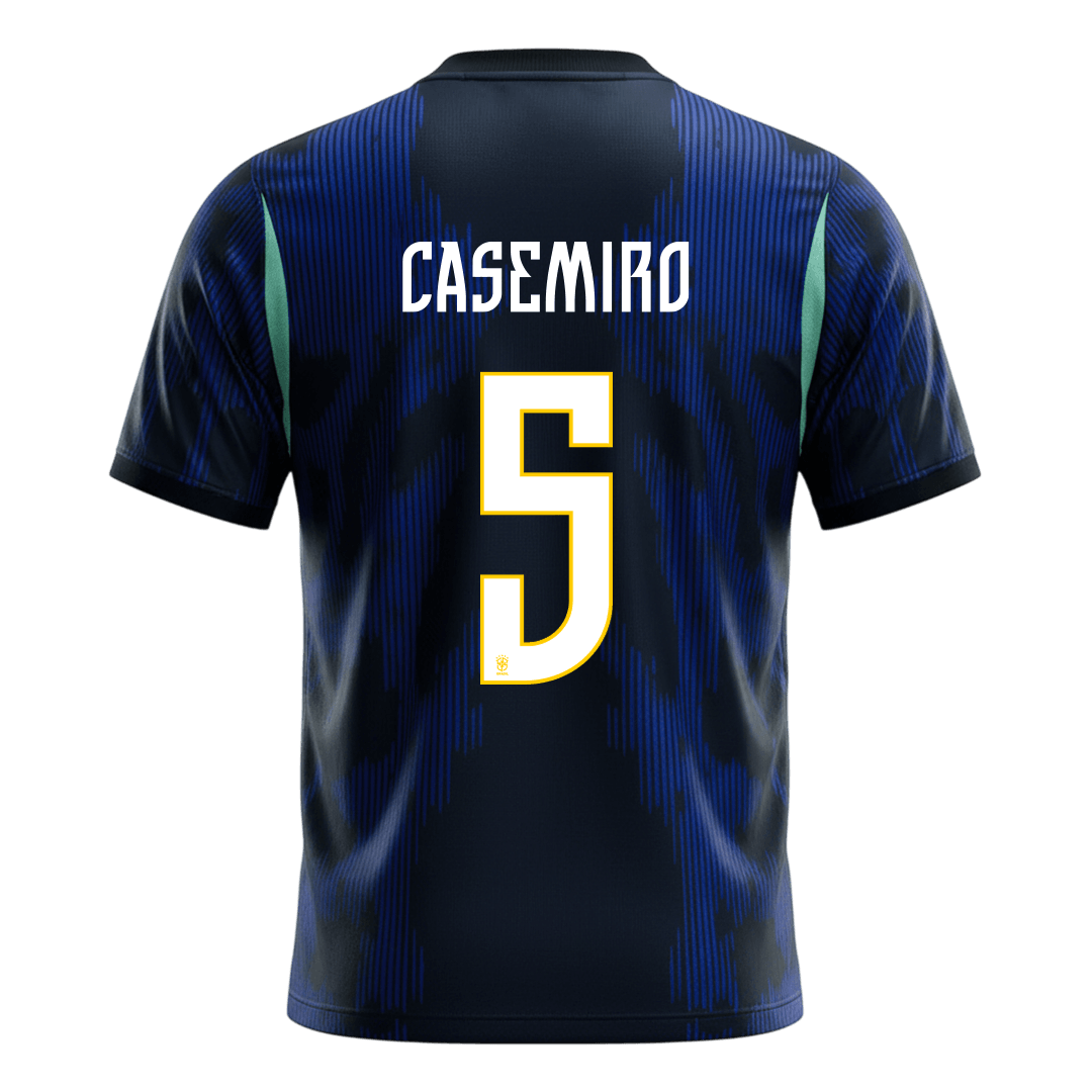 CASEMIRO #5 Brazil Fora Copa do Mundo Camisa 2026 Marinha