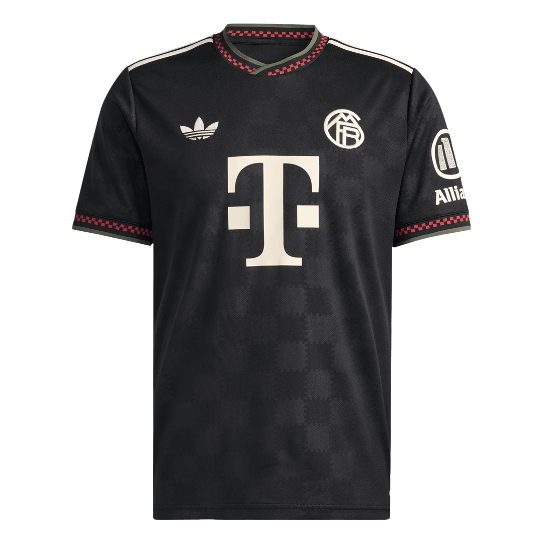 KIMMICH #6 Bayern Munich Fora Terceira Camisa 2025/26 Preto