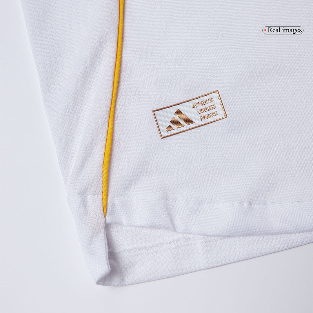 Autêntico MBAPPÉ #10 Real Madrid Casa Futebol Camisas 2025/26 Branco