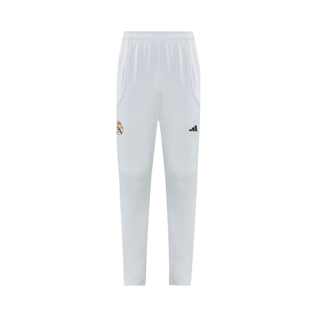 Real Madrid Conjunto Casaco(Blusão+Calça) Formação Blusão 2025/26 Cinza