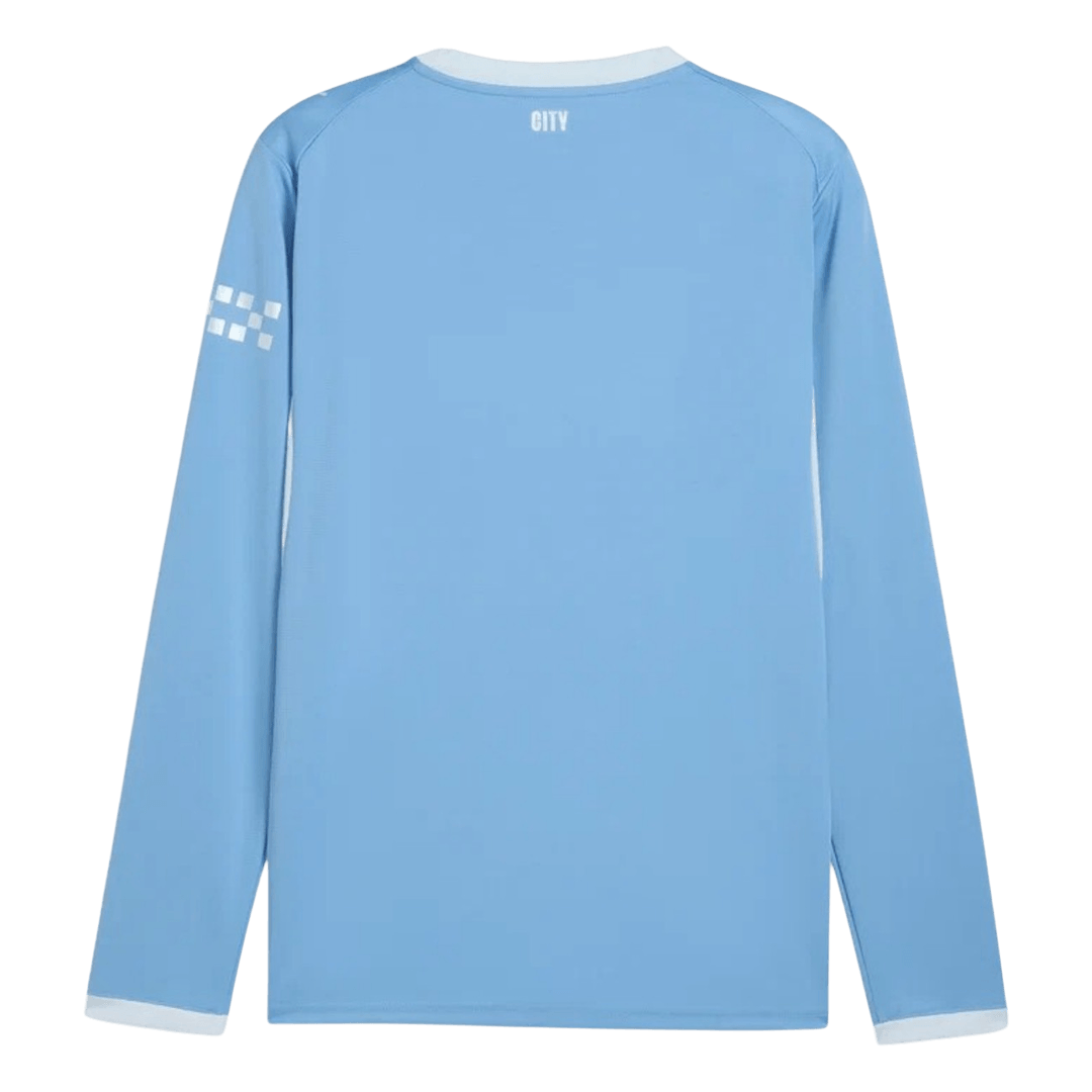 Manchester City Casa Manga comprida Camisa 2026/27 Azul