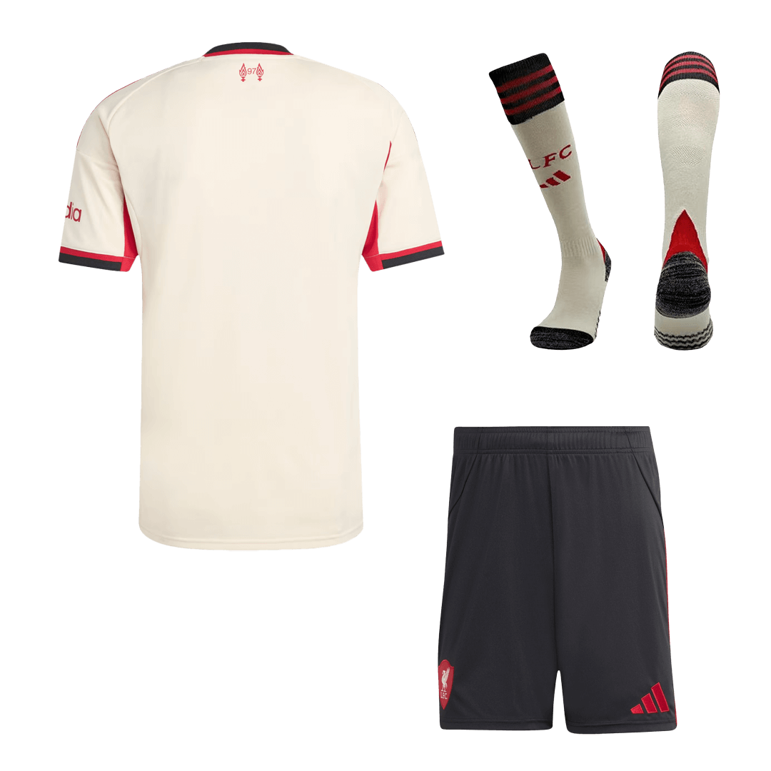 Liverpool Fora Camisa 2025/26 Branco