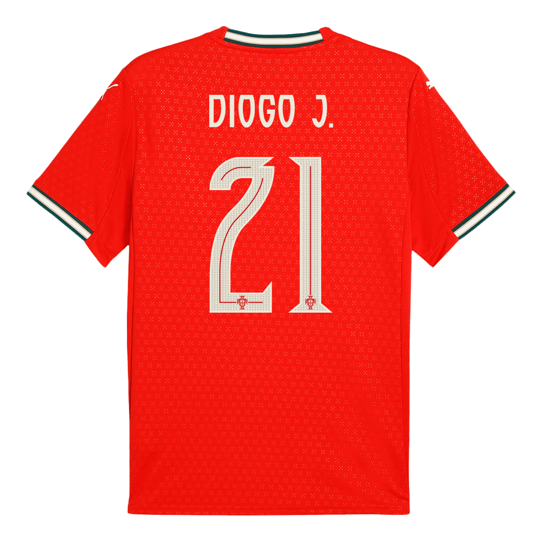Camiseta local de Portugal DIOGO J. #21 2025