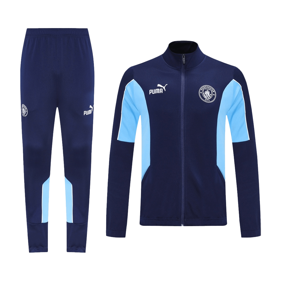 Manchester City Conjunto Casaco(Blusão+Calça) Formação Blusão 2025/26