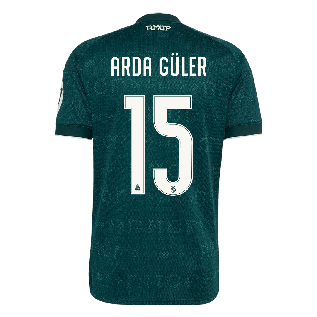 ARDA GÜLER #15 Real Madrid Fora Camisa 2026/27 Verde
