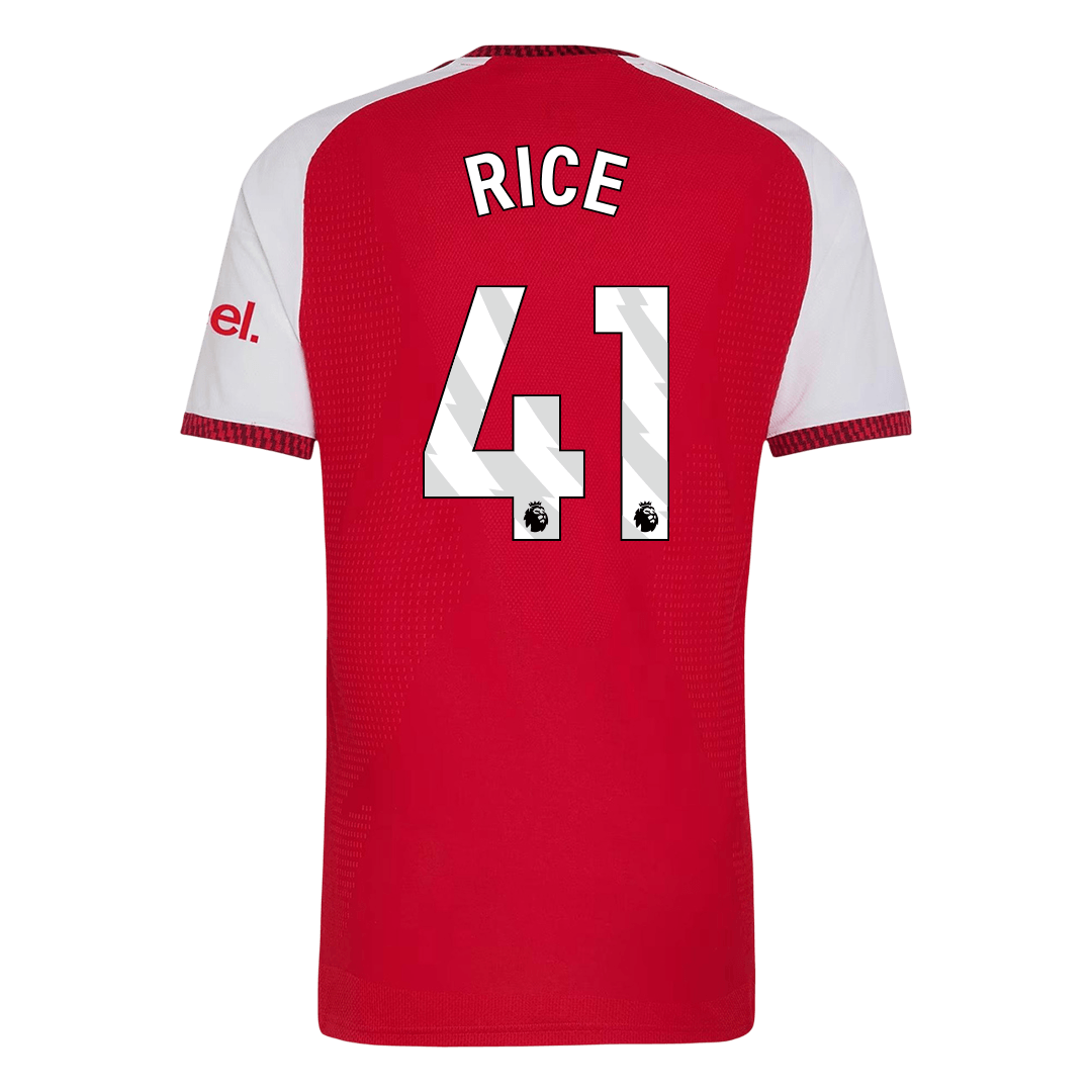 Versão do Jogador RICE #41 Arsenal Casa Futebol Camisas 2026/27 Vermelho