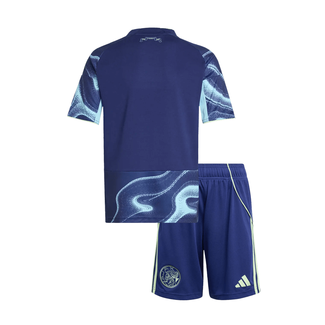 Ajax Infantil
Fora Futebol Camisa Conjunto (Camisa+Shorts) 2025/26