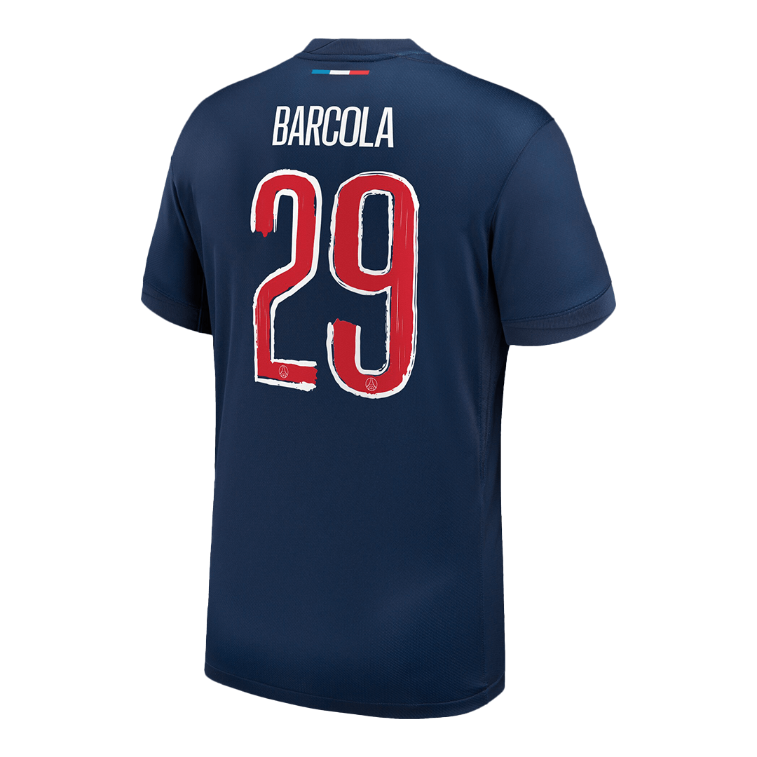 BARCOLA #29 PSG Casa Camisa 2024/25- Marinha - UCL
