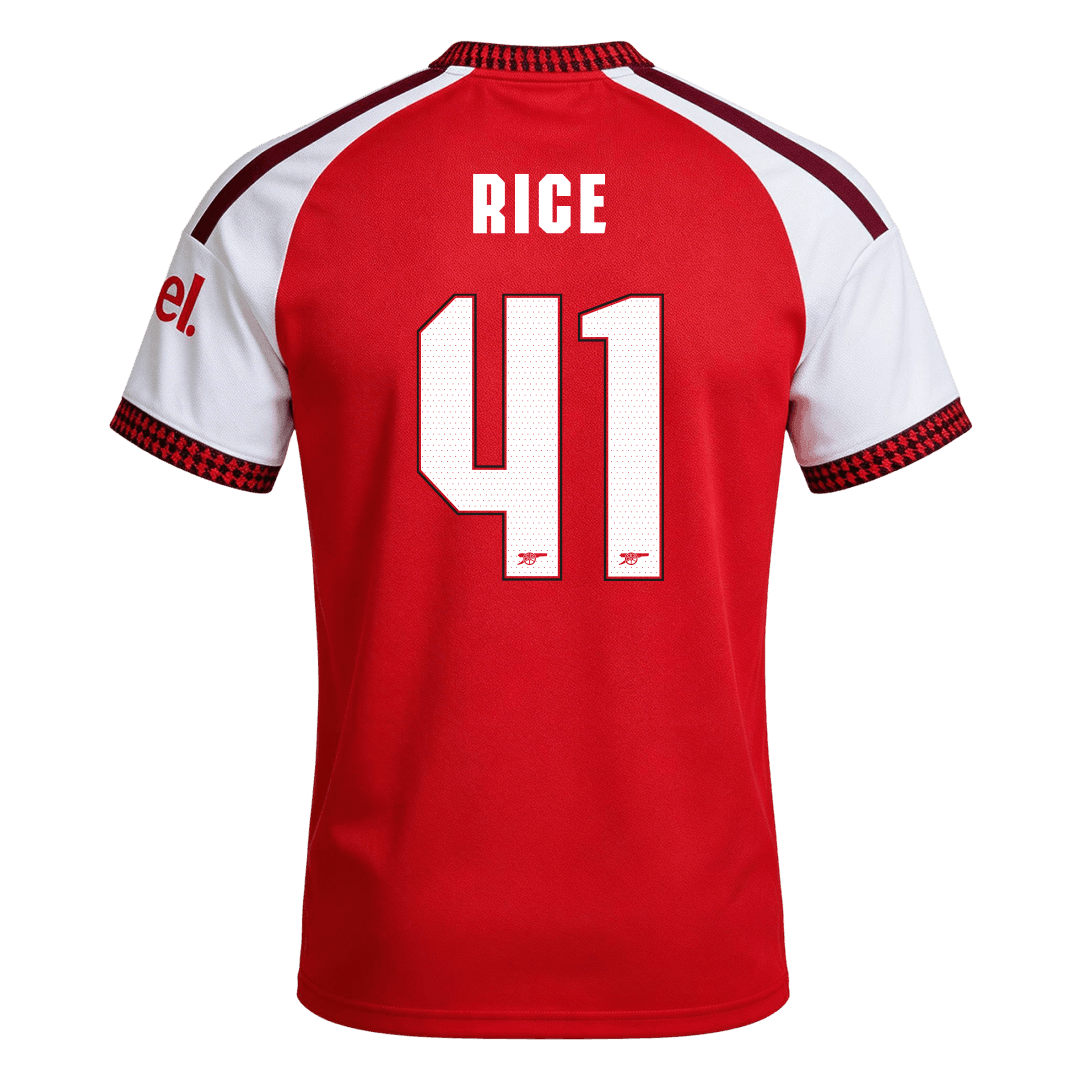 RICE #41 Arsenal Casa Camisa 2026/27 UCL