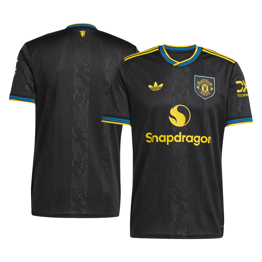 Manchester United Fora Terceira Camisa 2025/26- Preto