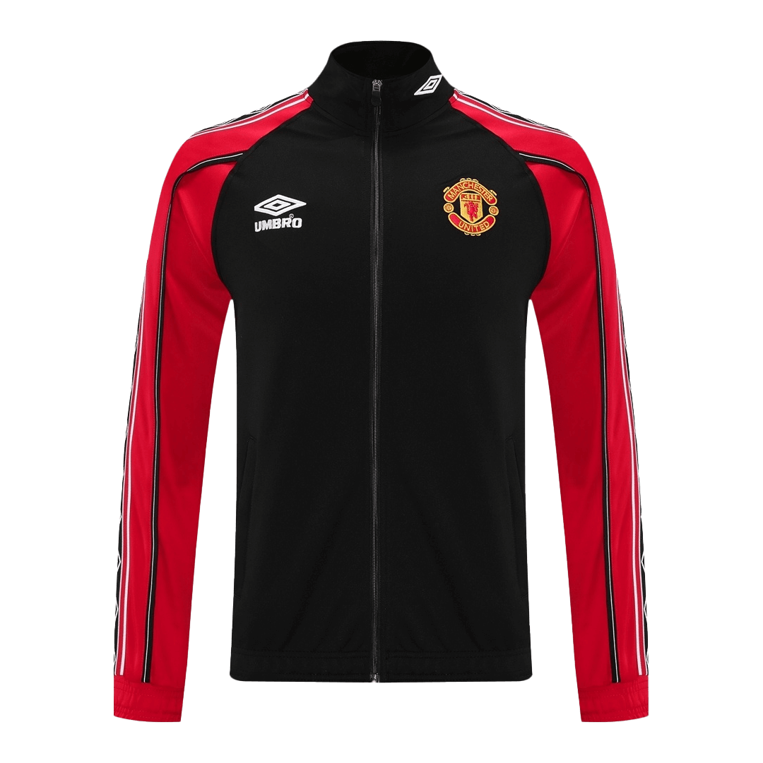 Manchester United Treino Jaqueta Conjunto (Jaqueta + Calças) 2025/26 Vermelho&Preto
