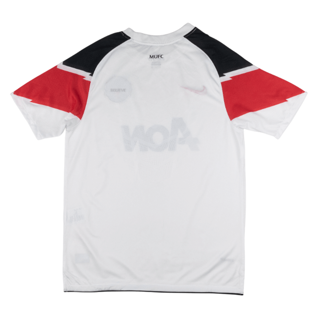 Retrô Manchester United Fora Camisa 2010/11 Branco