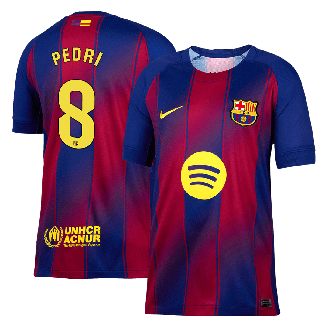 Camiseta local del Barcelona PEDRI #8 2025/26