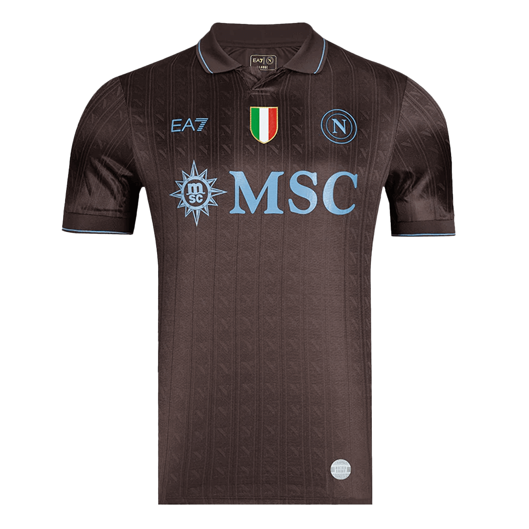 Napoli Fora Terceira Camisa 2025/26 Preto