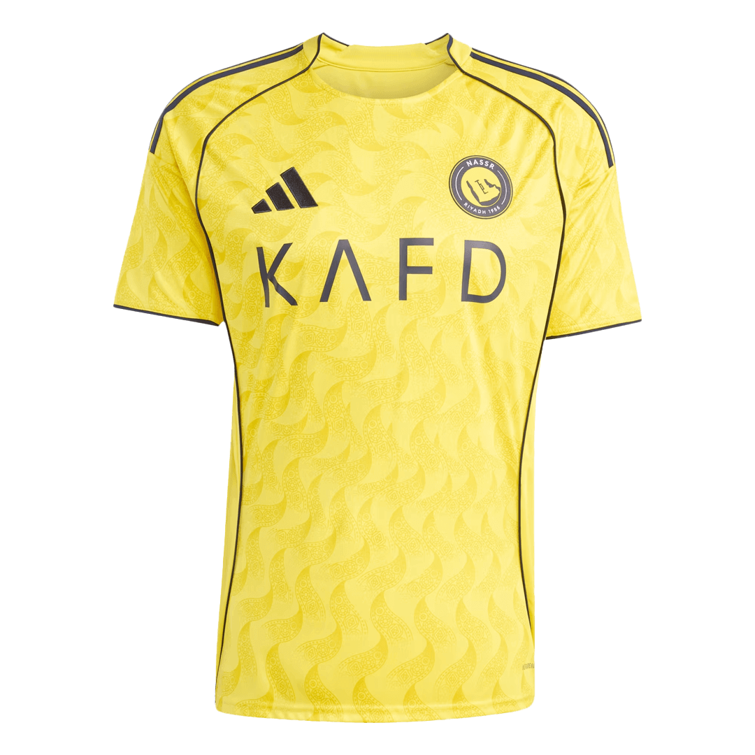 Al Nassr Casa Camisa 2025/26- Amarelo