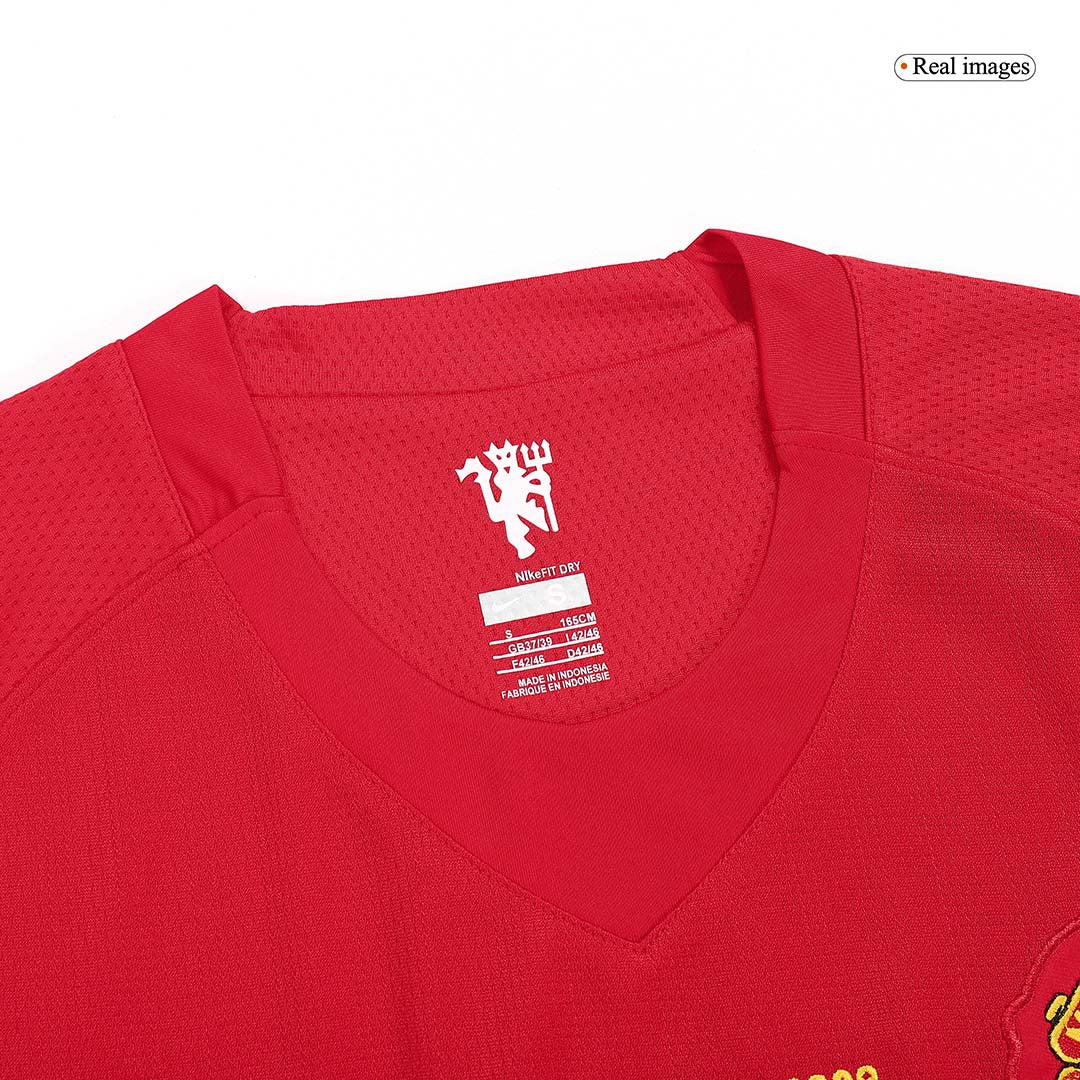 Camiseta retro de local de fútbol ROONEY #10 del Manchester United 2007/08 - Final de la UCL