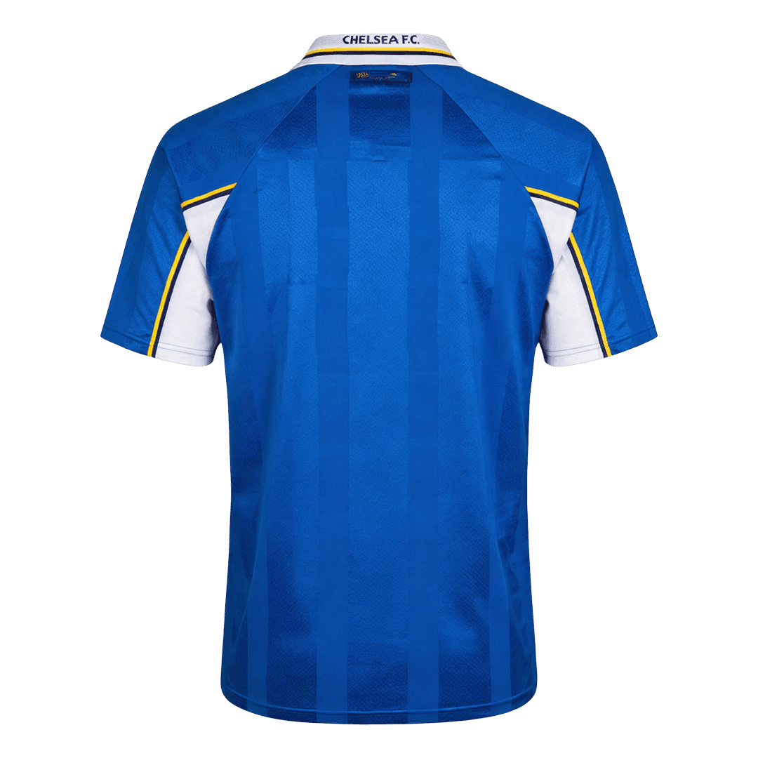 Retrô Chelsea Casa Camisa 1997/99 Azul