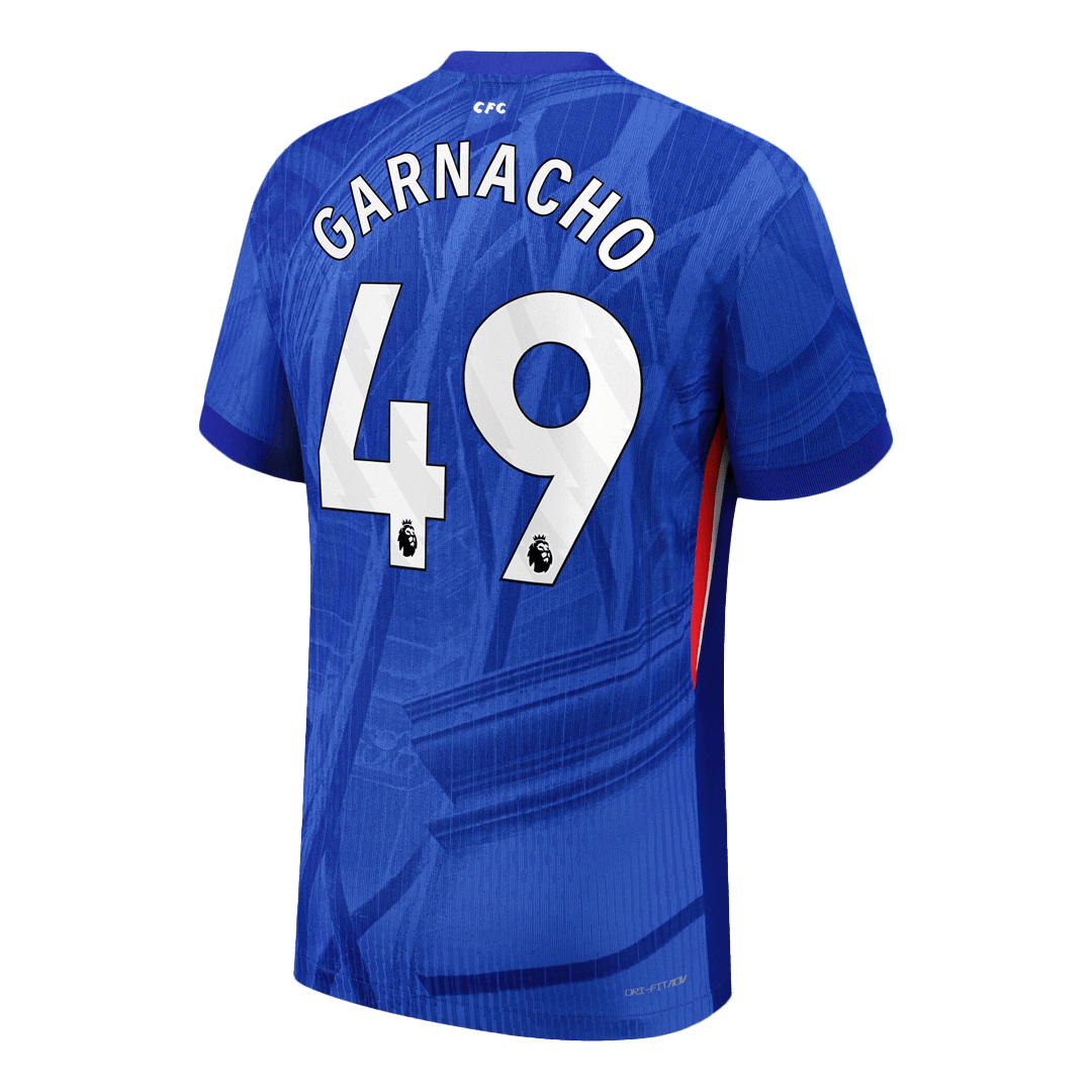 Autêntico GARNACHO #49 Chelsea Casa Futebol Camisas 2025/26 Azul