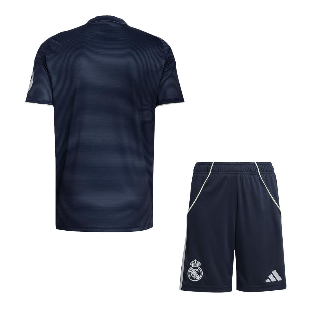 Real Madrid Fora Camisa Conjunto (Camisola + Calções) 2025/26-Marinha