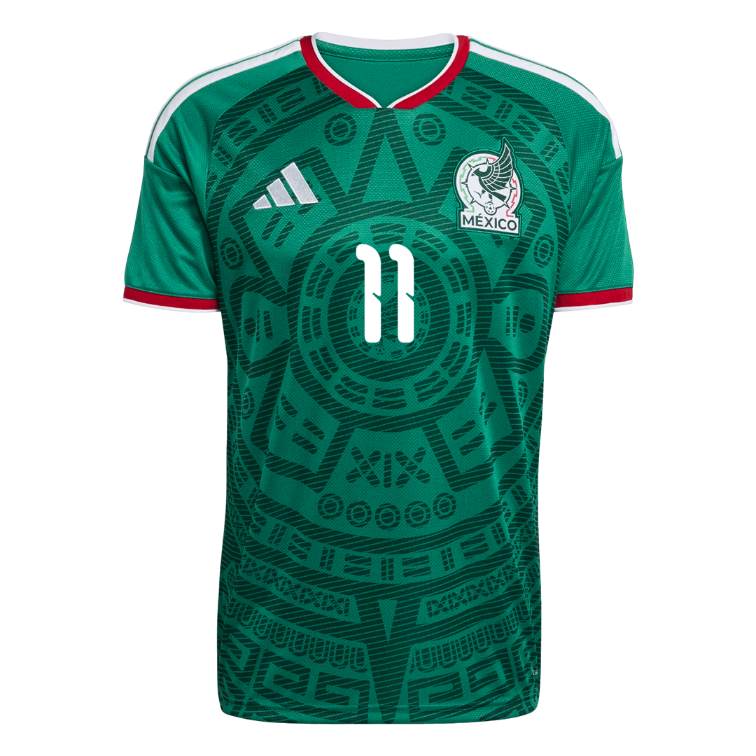 S.GIMENEZ #11 Mexico Casa Camisa 2026 Verde