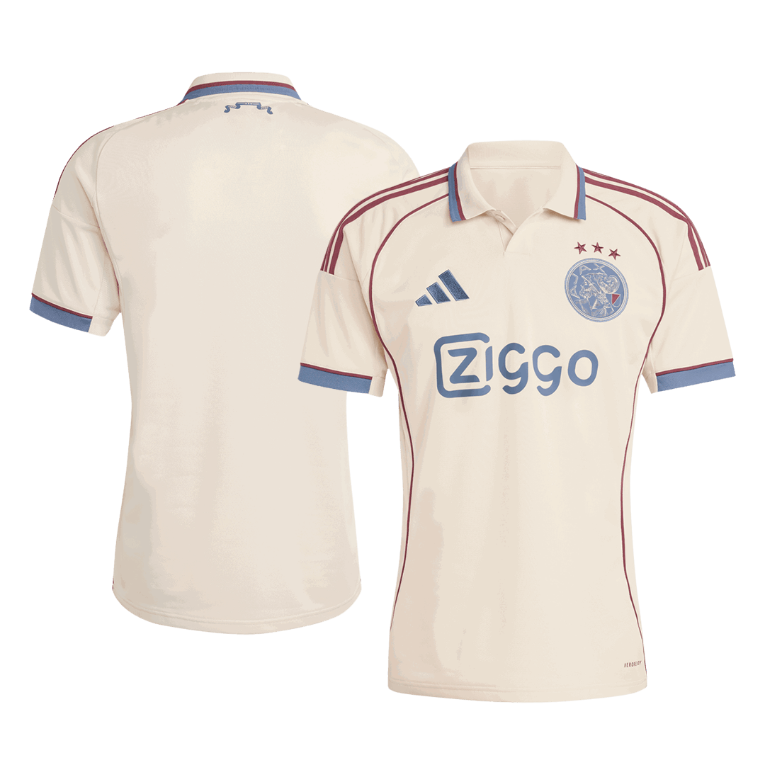 Ajax Fora Terceira Camisa 2025/26- Branco