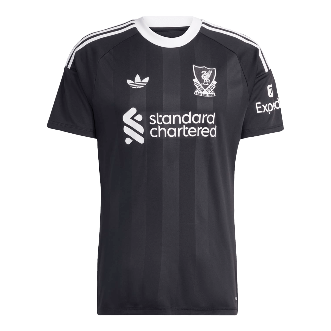 Liverpool Goleiro Camisa 2025/26 Preto