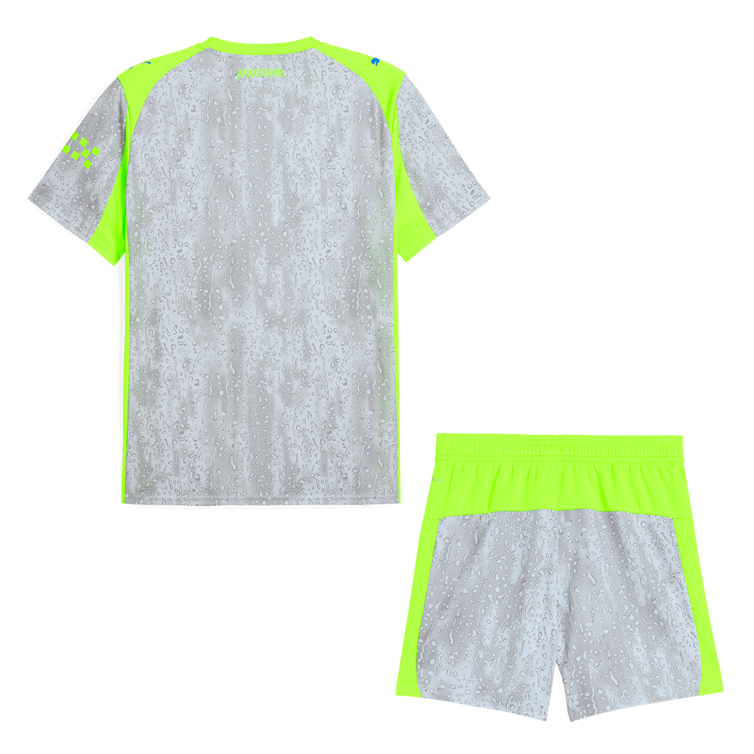 Manchester City Fora Terceira Camisa Conjunto (Camisa+Calções) 2025/26