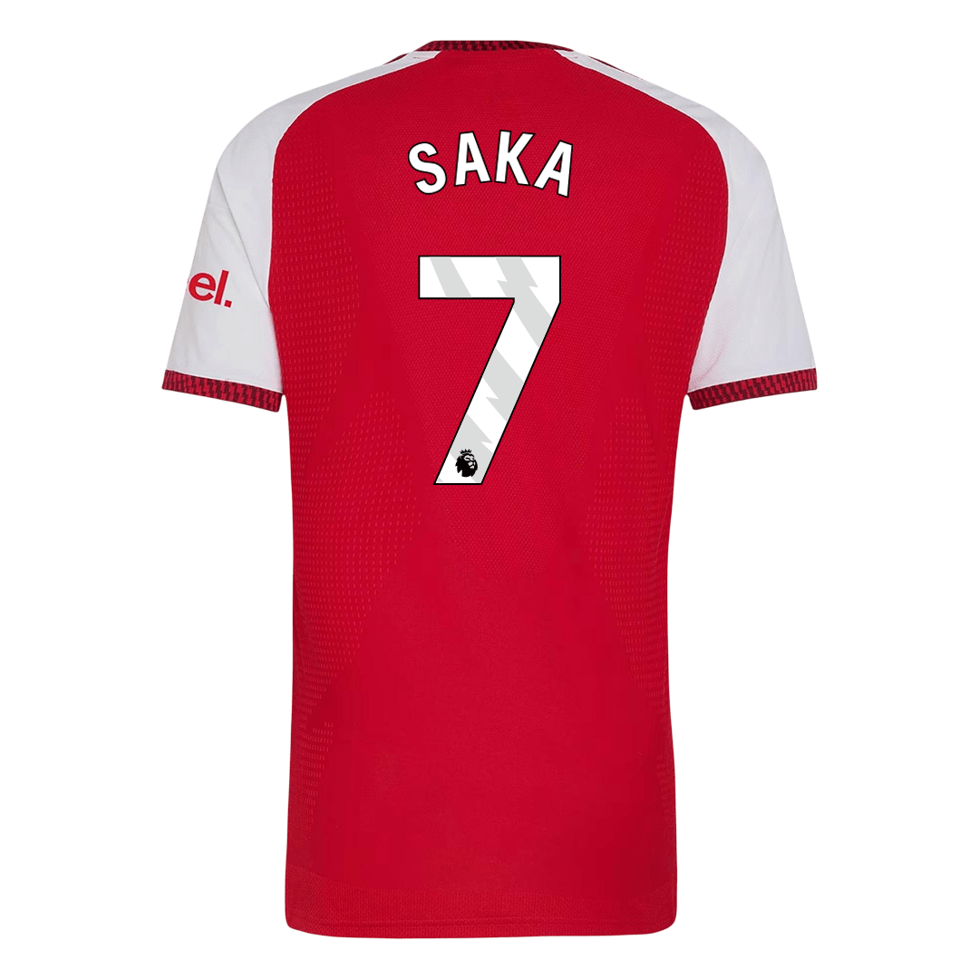 Versão do Jogador SAKA #7 Arsenal Casa Futebol Camisas 2026/27 Vermelho