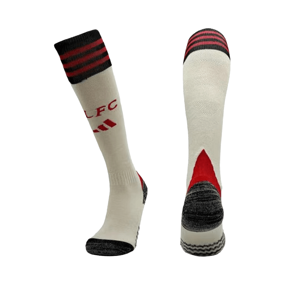 Infantil Liverpool Fora Meias 2025/26 Branco