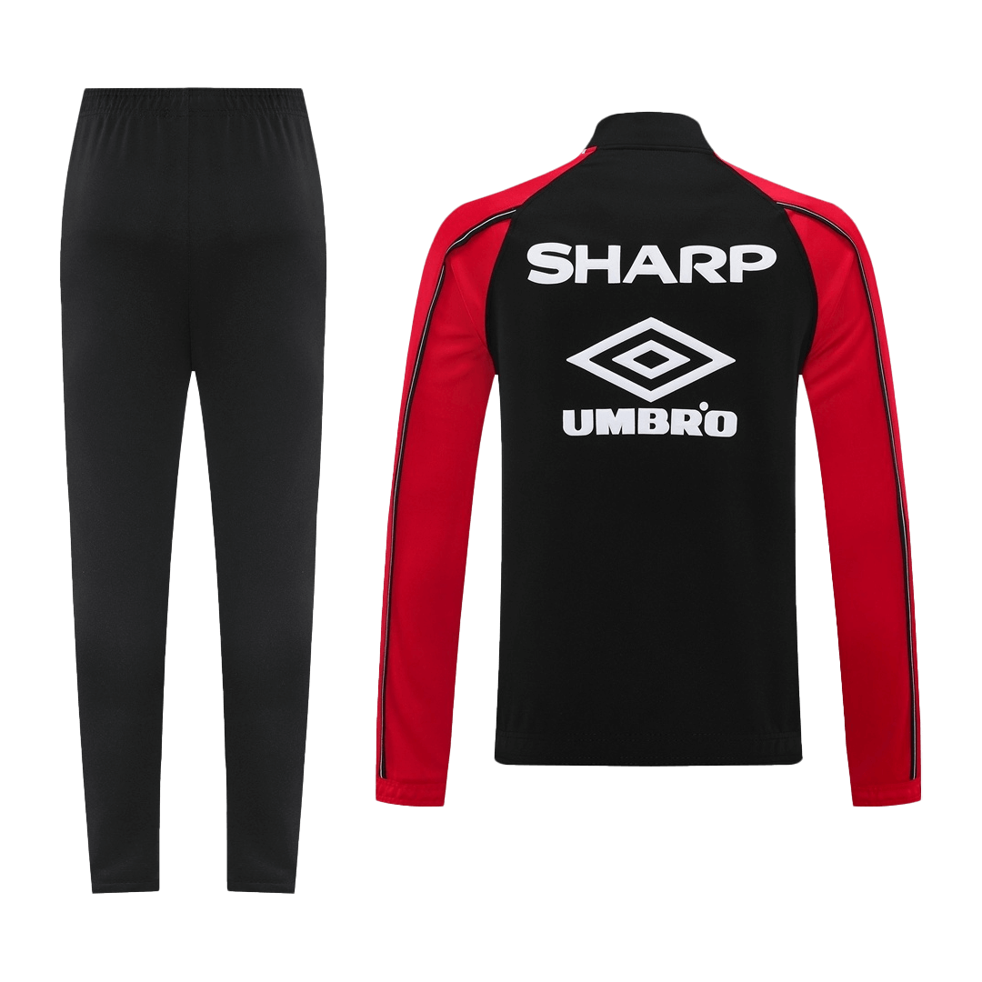 Manchester United Treino Jaqueta Conjunto (Jaqueta + Calças) 2025/26 Vermelho&Preto