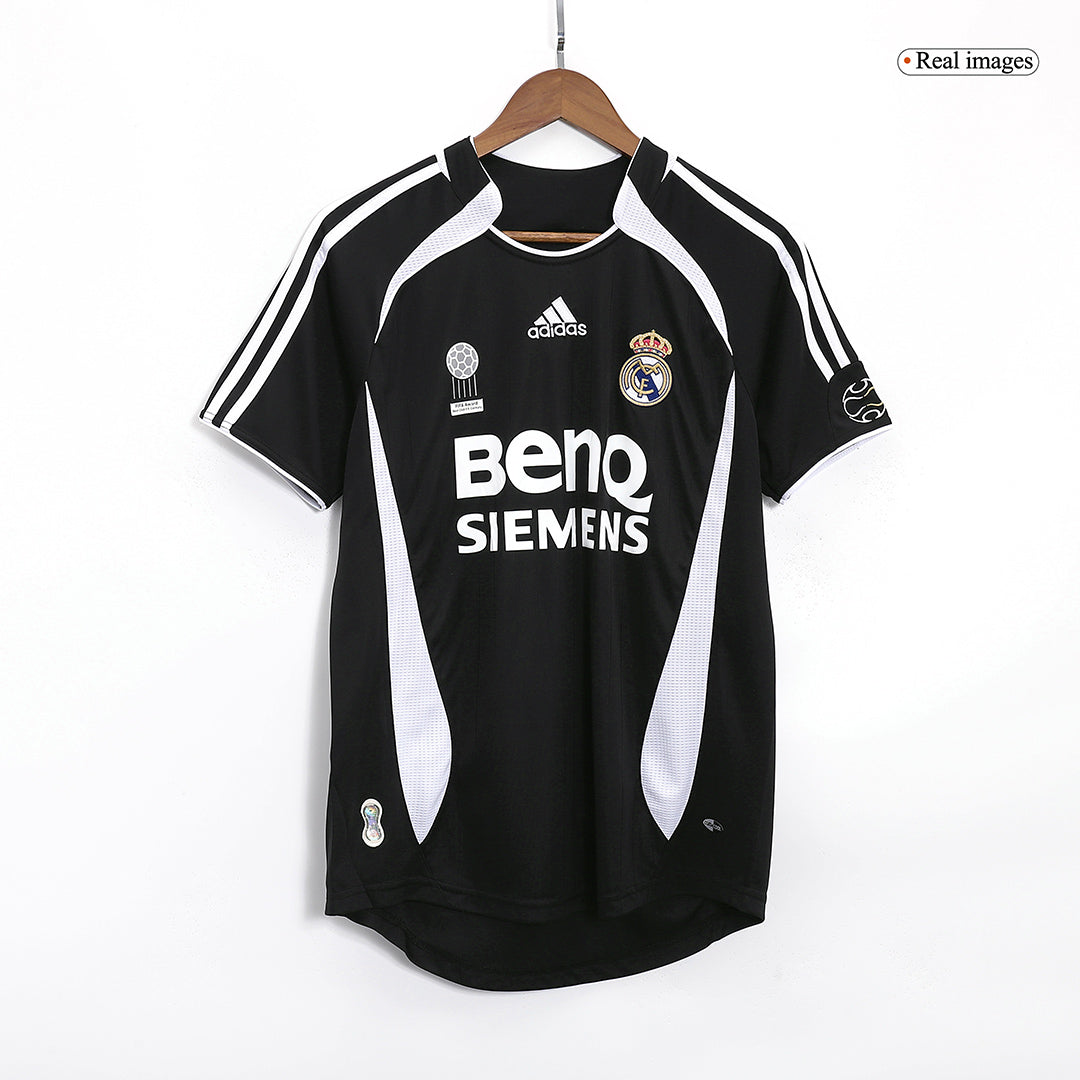 Camiseta retro del Real Madrid SERGIO RAMOS #4 Camiseta de fútbol visitante 2006/07