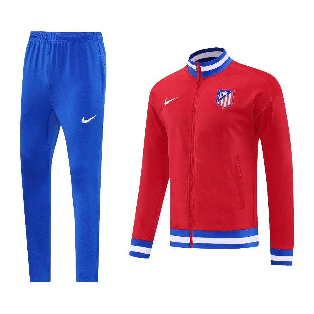 Atletico Madrid Conjunto Casaco(Blusão+Calça) Formação Blusão 2025/26 Vermelho