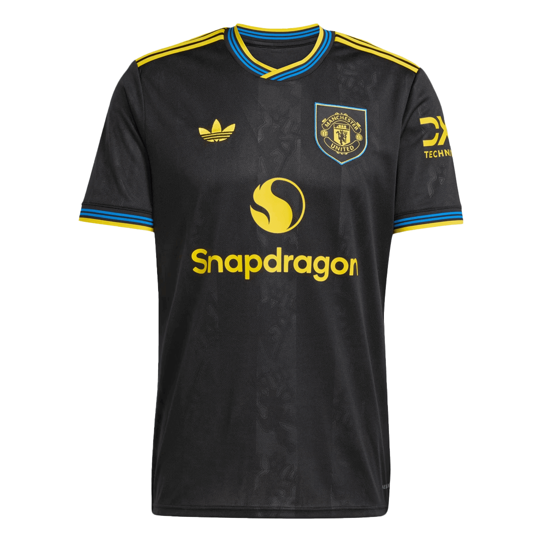 MOUNT #7 Manchester United Fora Terceira Camisa 2025/26 Preto