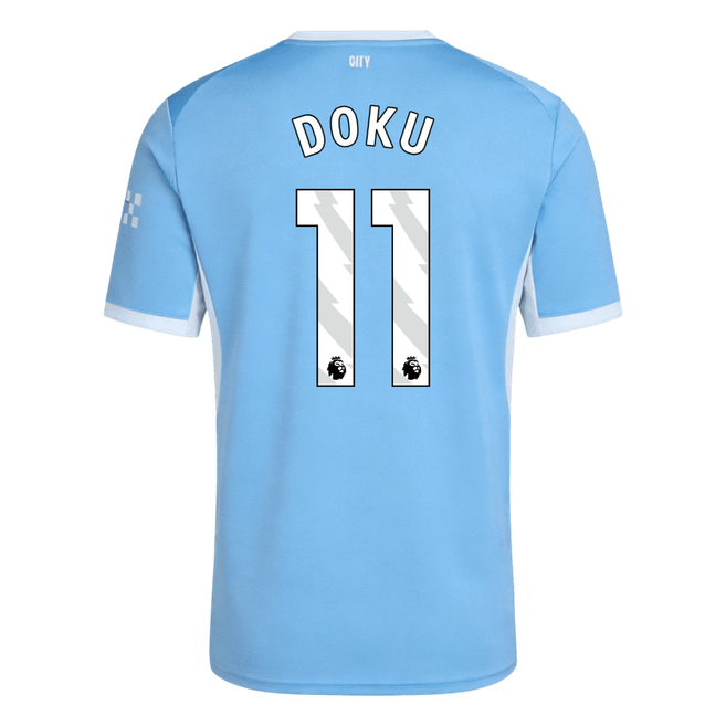 DOKU #11 Manchester City Casa Camisa 2026/27 Azul