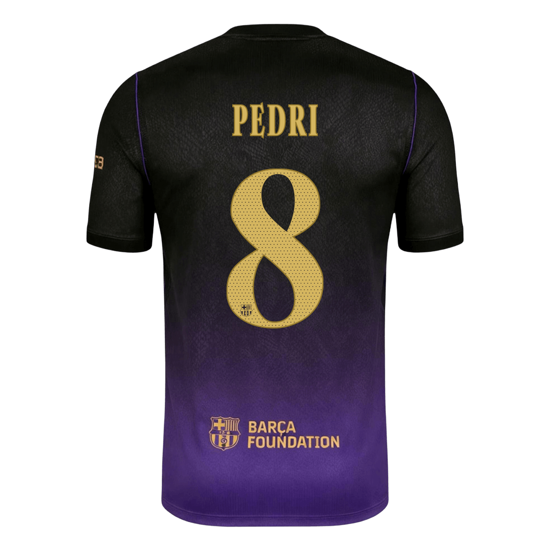 PEDRI #8 Barcelona Fora Camisa 2026/27 UCL