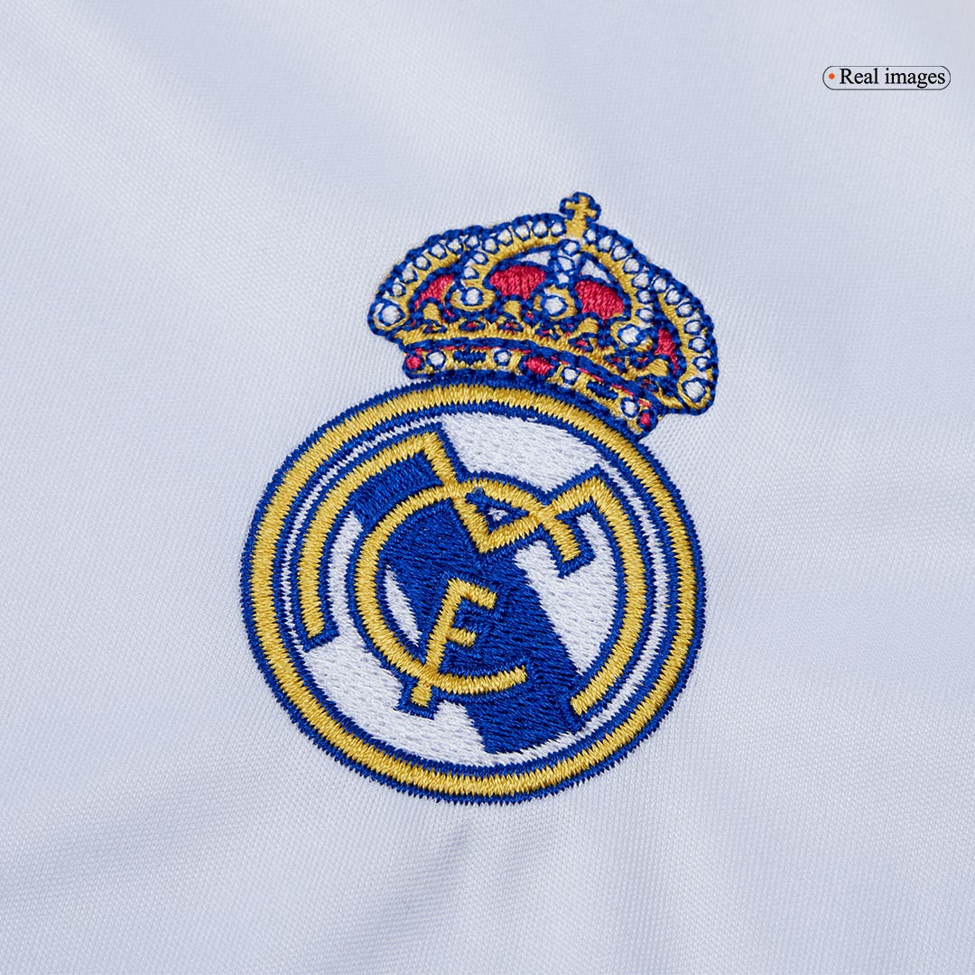 Infantil Real Madrid Casa Futebol Camisa Conjunto(Camisa+Calção) 2025/26 Branco