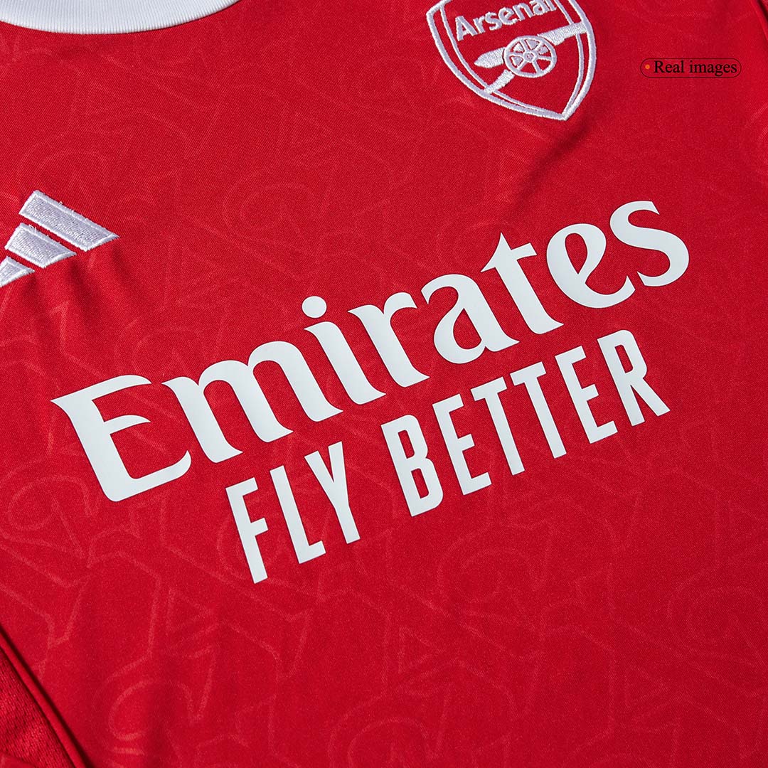 Infantil Arsenal Casa Camisa Conjunto (Camisa + Calções + Meias) 2025/26 Vermelho