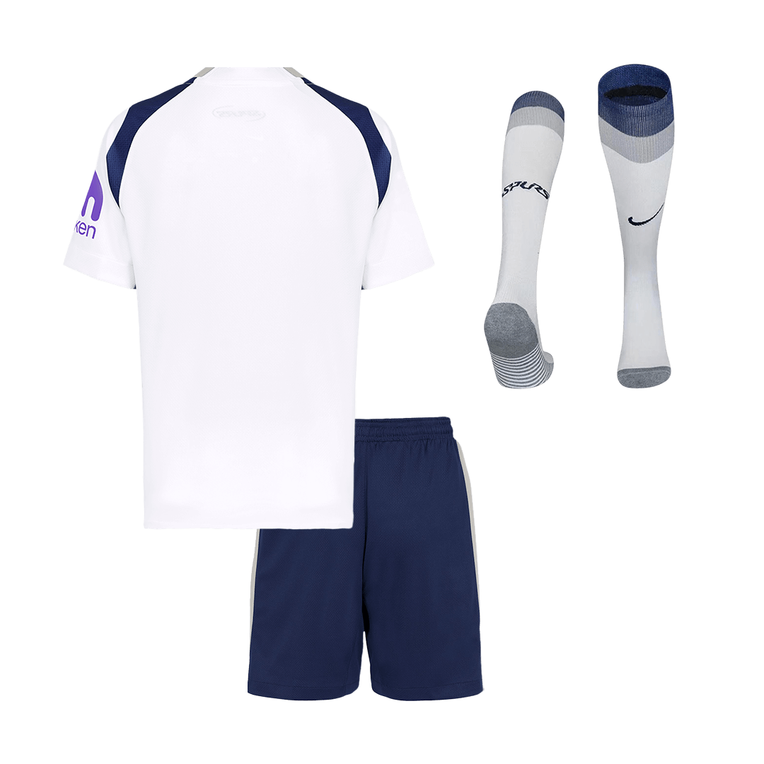 Tottenham Hotspur Infantil
Casa Futebol Camisa Conjunto (Camisa+Shorts+Meias) 2025/26 Branco