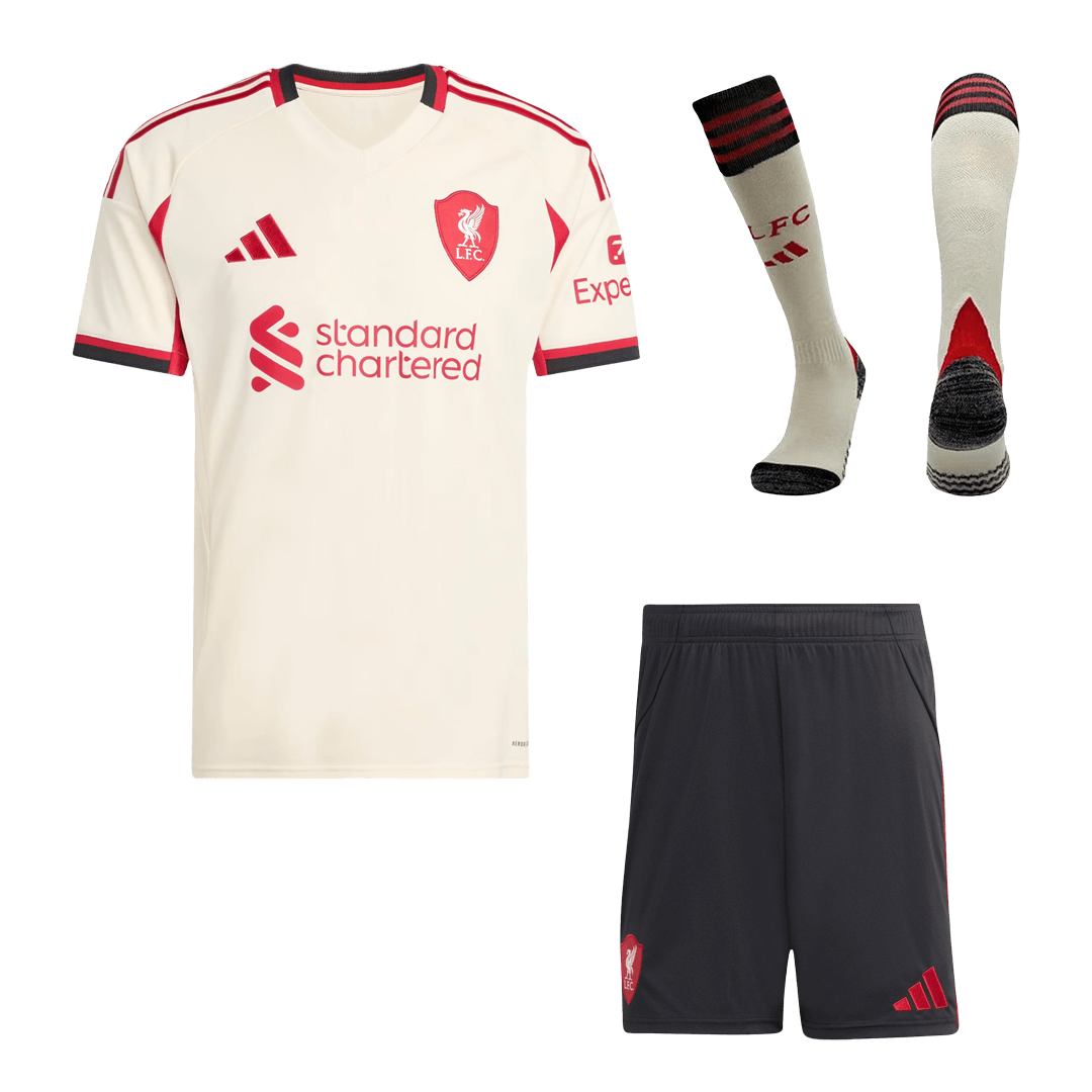 Liverpool Fora Camisa 2025/26 Branco