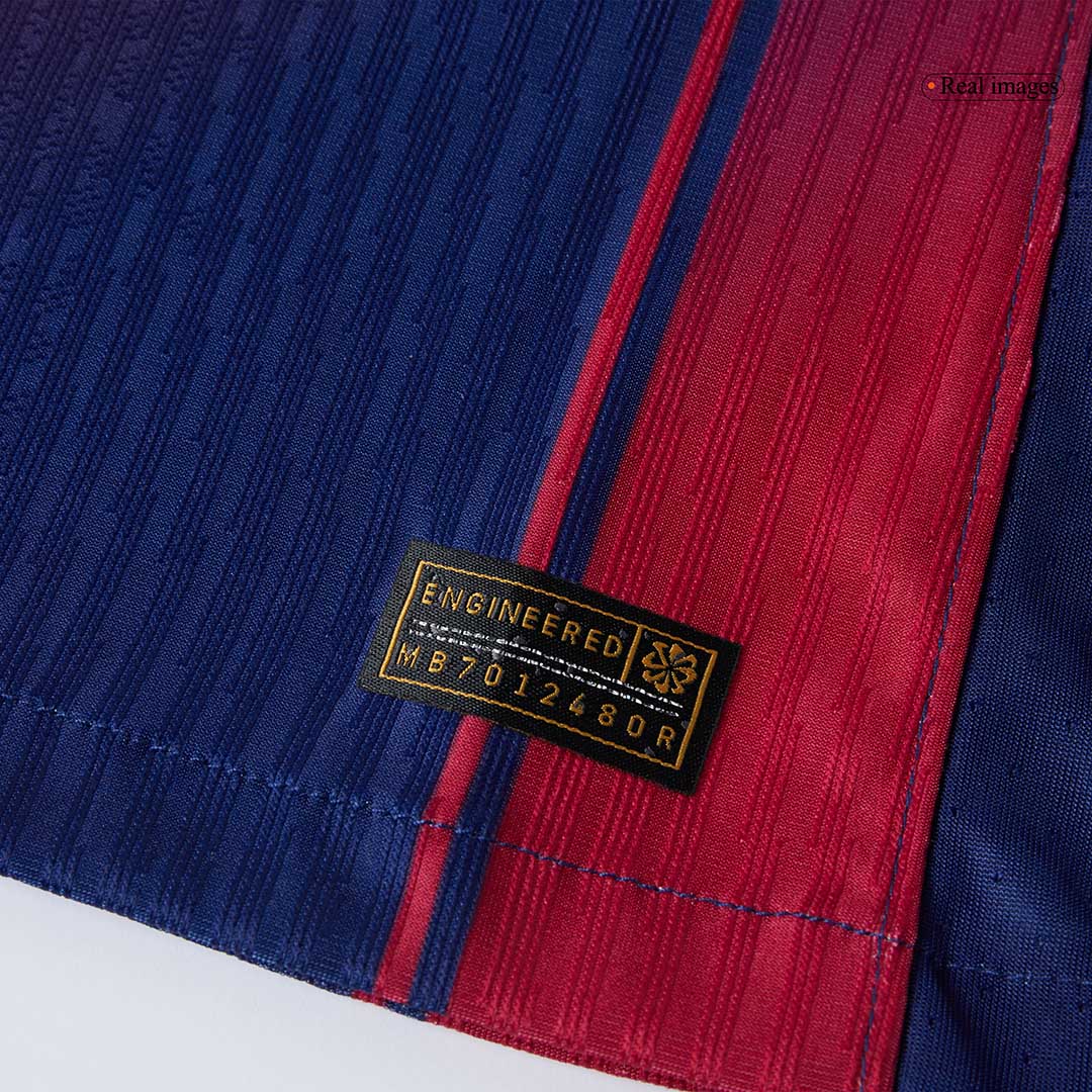 Autêntico LAMINE YAMAL #10 Barcelona Casa Futebol Camisas 2025/26