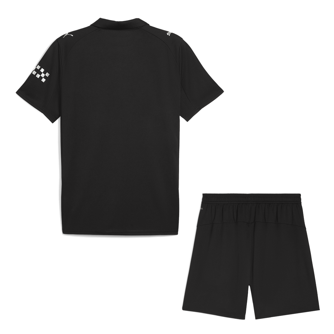 Manchester City Fora Camisa 2025/26- Preto