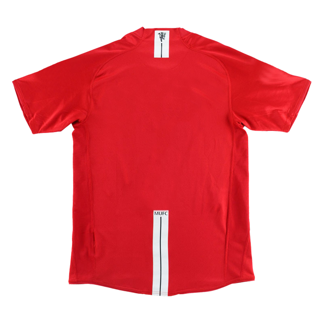 Camiseta de fútbol retro local del Manchester United 2007/08