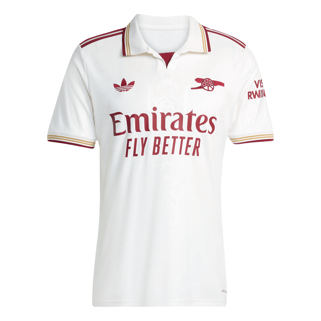 HAVERTZ #29 Arsenal Fora Terceira Camisa 2025/26 Branco