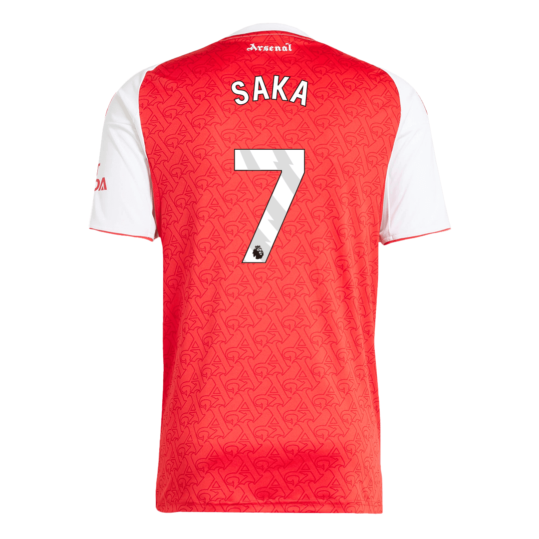 Men's Arsenal SAKA #7 Home Soccer Jersey 2025/26