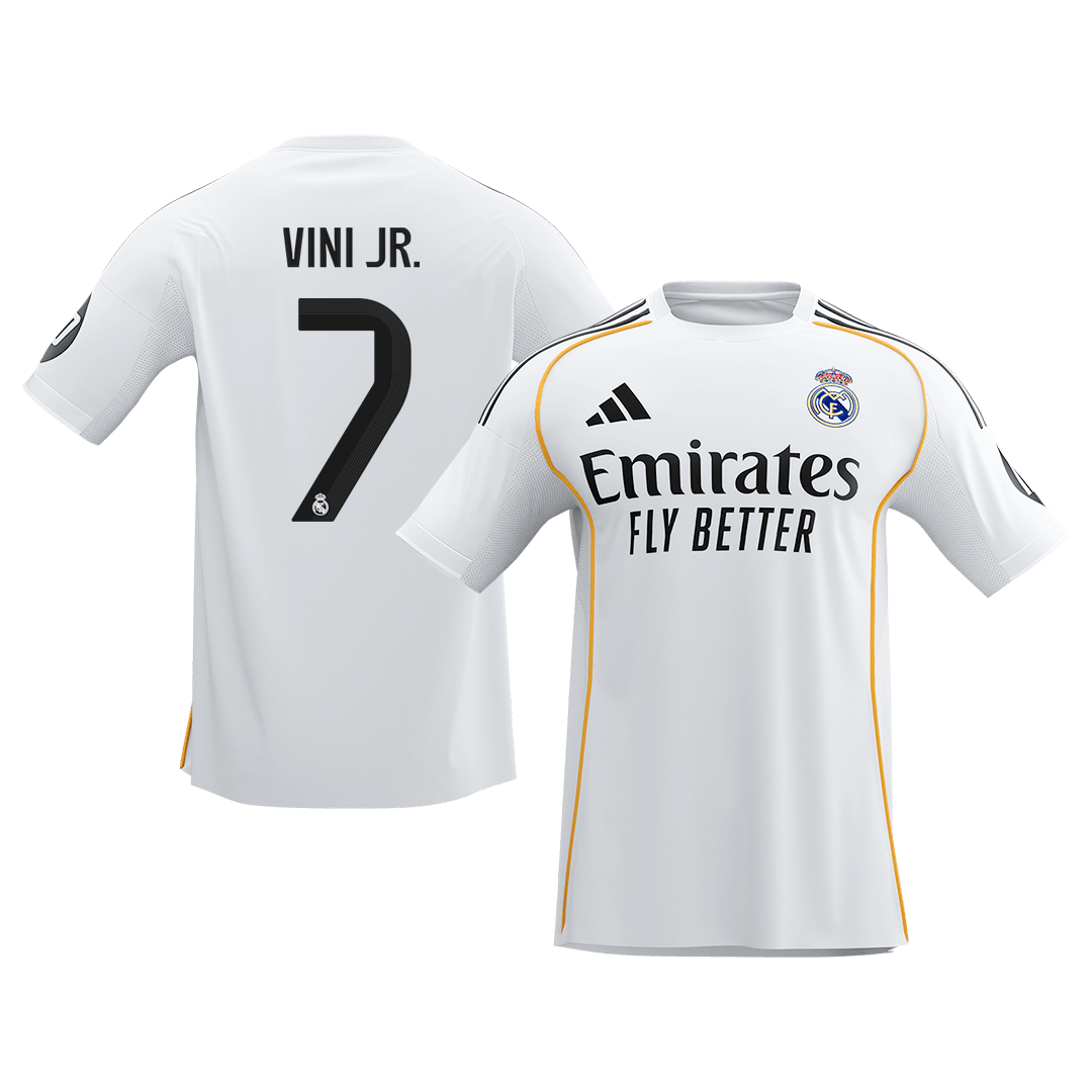 【Super Qualidade】VINI JR. #7 Real Madrid
Casa Futebol Camisa 2025/26 Branco