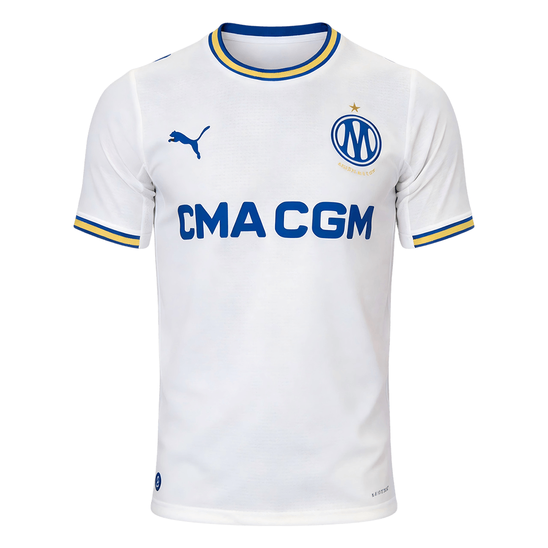 Versão do Jogador Marseille Casa Futebol Camisas 2026/27 Branco