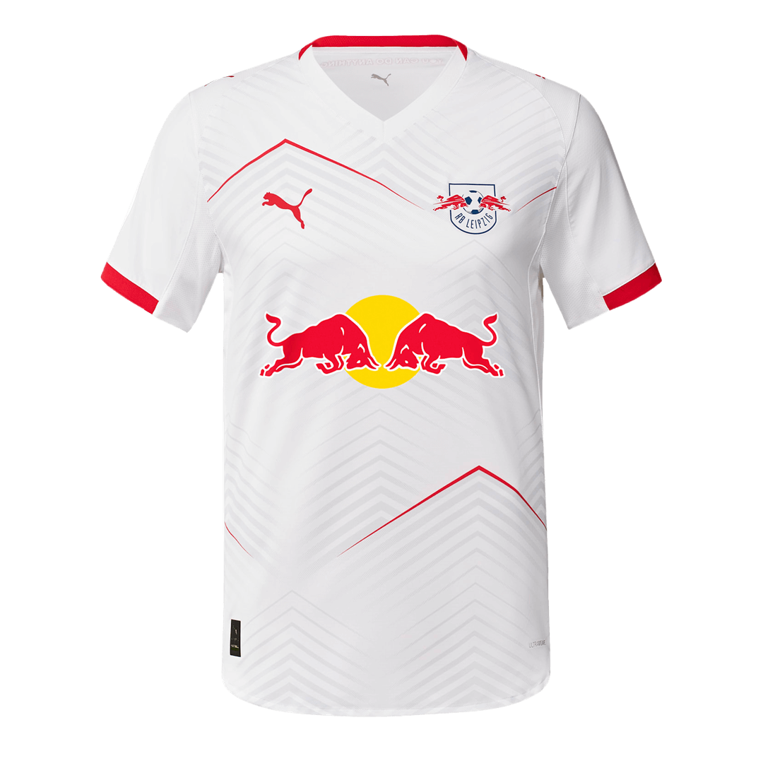 Autêntico RB Leipzig Casa Futebol Camisas 2025/26 Branco