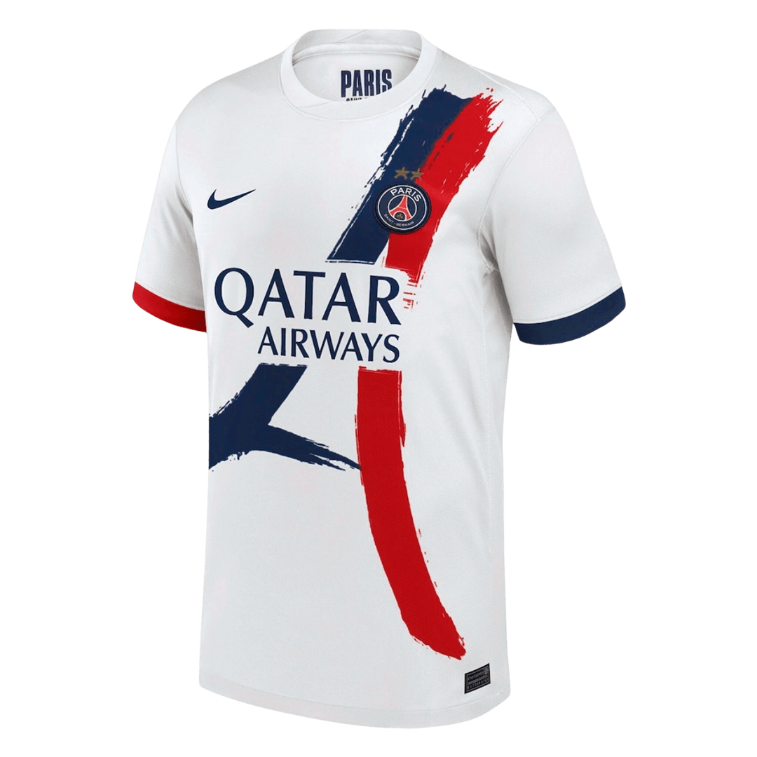 Champions of Europe #26 PSG Fora Camisa 2024/26 Branco