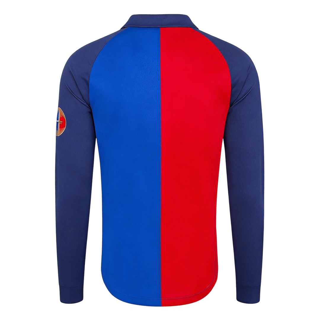 Retrô Barcelona Manga Longa Especial Camisa 1999/00 Vermelho