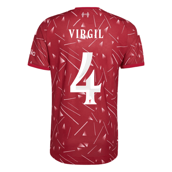 Versão do Jogador VIRGIL #4 Liverpool Casa Futebol Camisas 2026/27 Vermelho - UCL